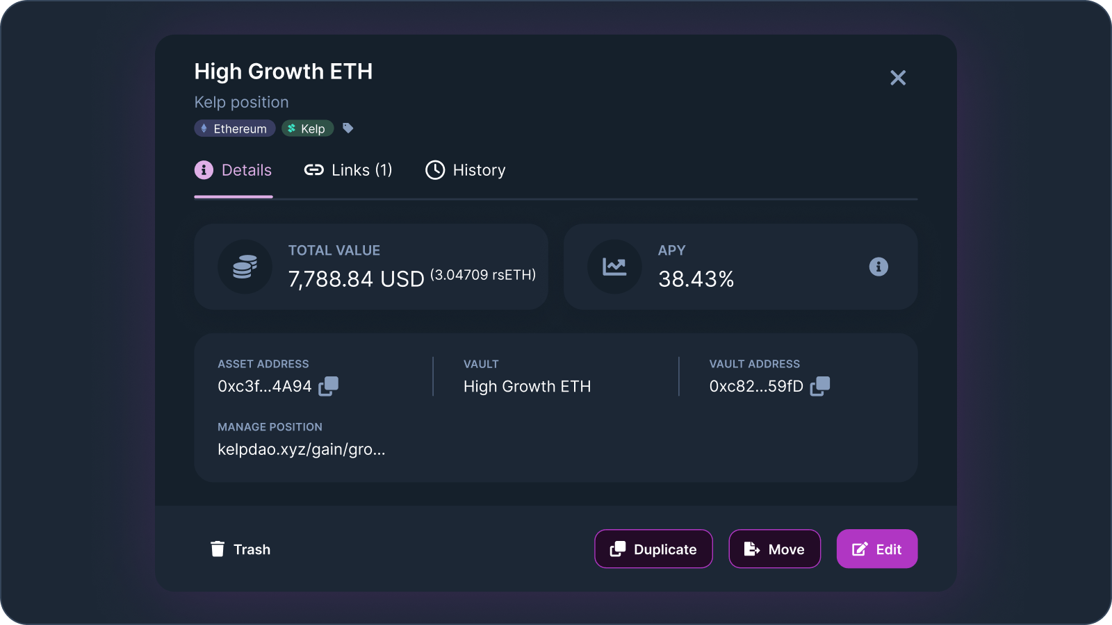Add Kelp vaults positions - iYield