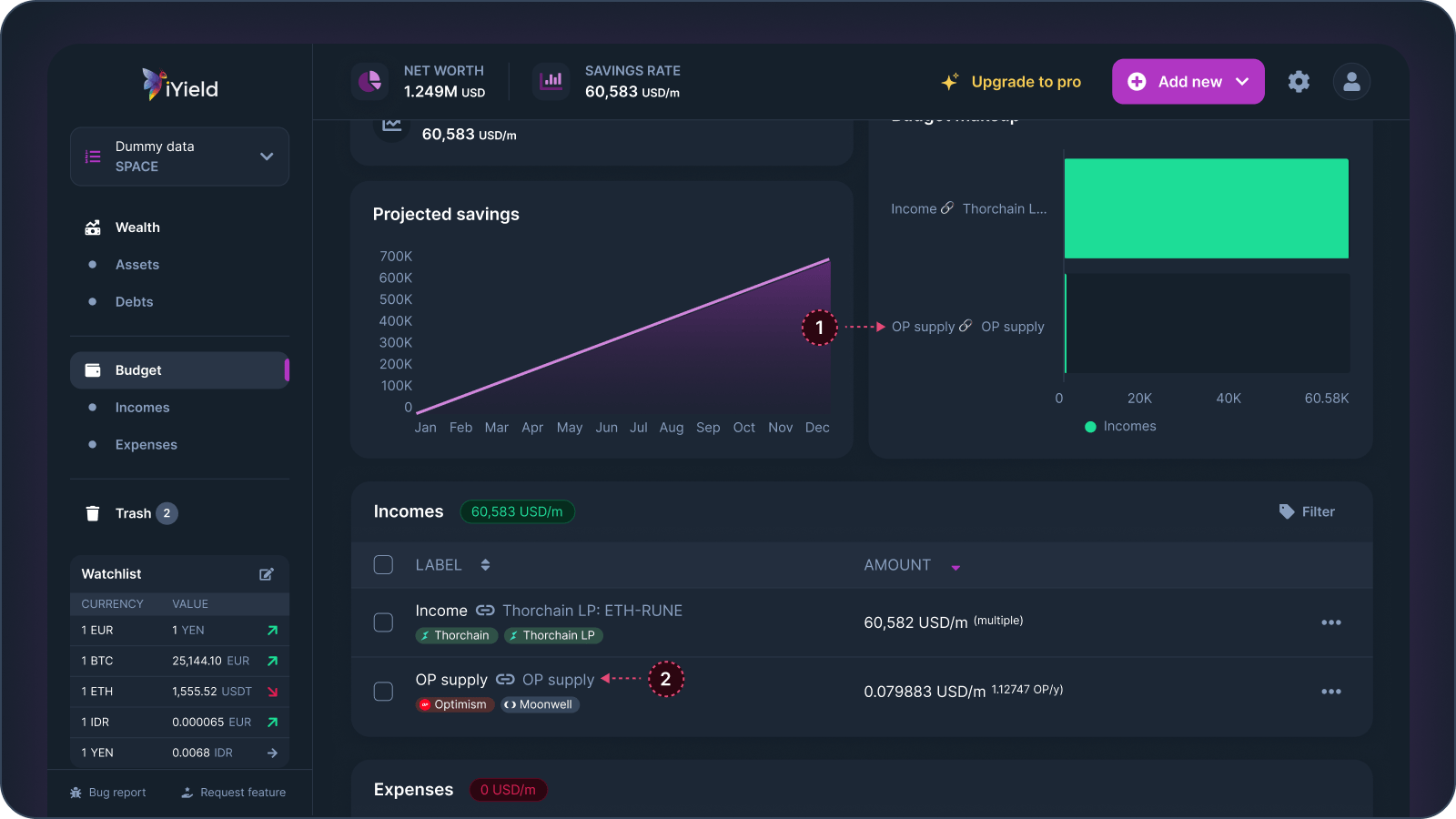 Add Moonwell positions - iYield